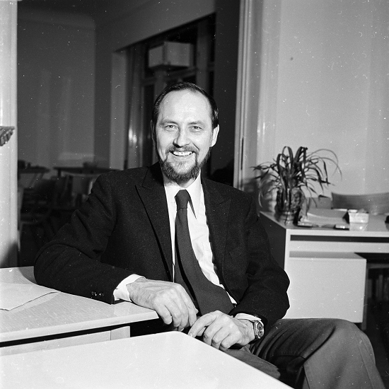 Helmut W. Karl nach einem Votrag