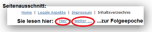 Abbildung der Verweis-Struktur